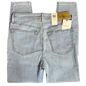 Calvin Klein High Rise Skinny Ankle Jeans Light Wash Size 10/30 NWT